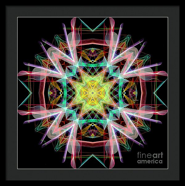 Mandala 3330 - Framed Print