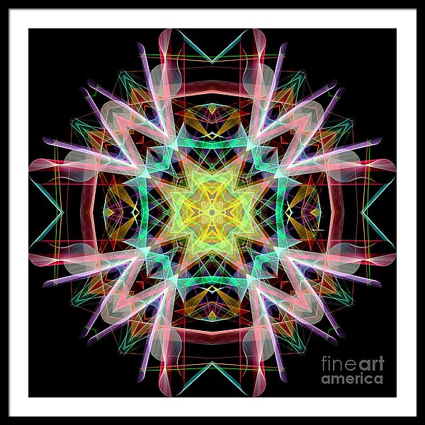 Mandala 3330 - Framed Print