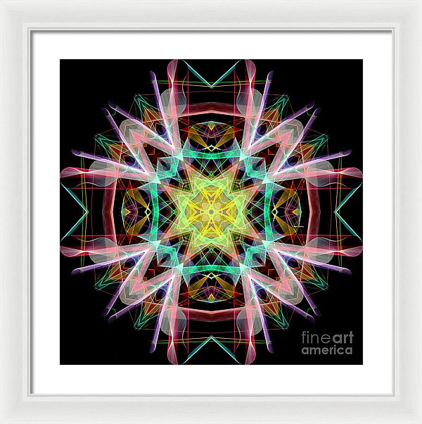 Mandala 3330 - Framed Print