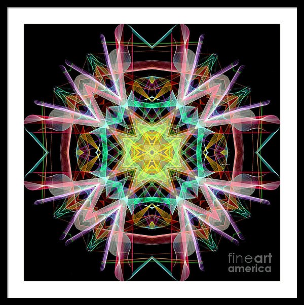 Mandala 3330 - Framed Print