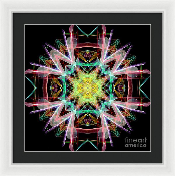 Mandala 3330 - Framed Print