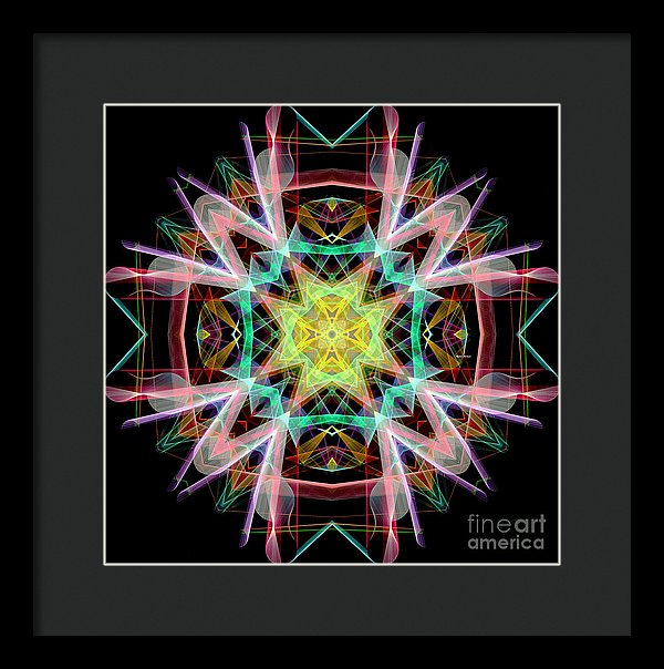 Mandala 3330 - Framed Print