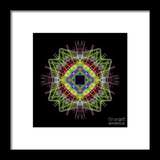 Mandala 3333 - Framed Print