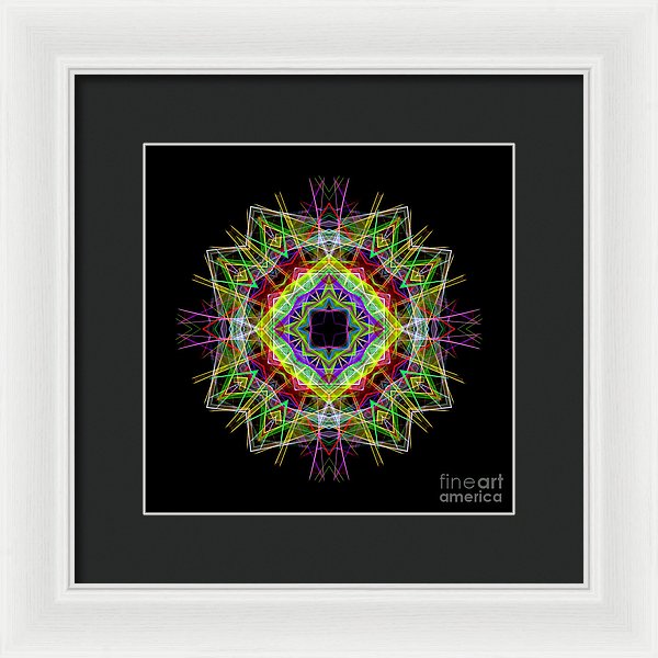 Mandala 3333 - Framed Print