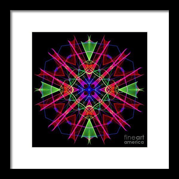 Mandala 3351 - Framed Print