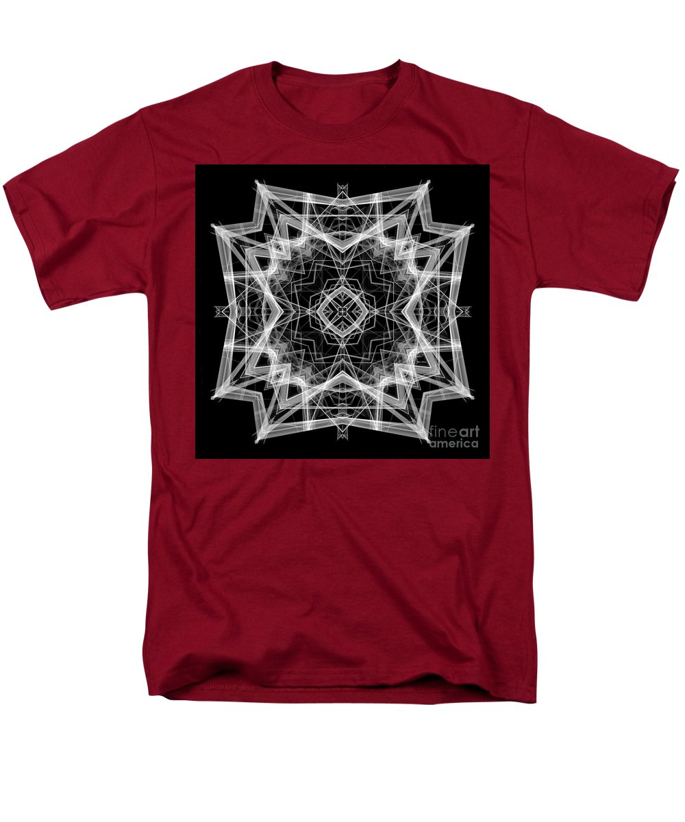 Mandala 3354b In Black And White - Men's T-Shirt  (Regular Fit)