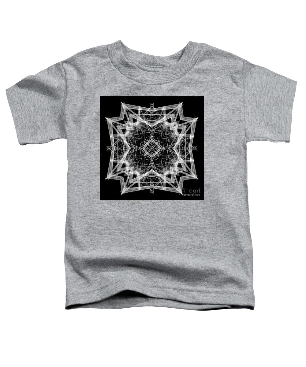 Mandala 3354b In Black And White - Toddler T-Shirt