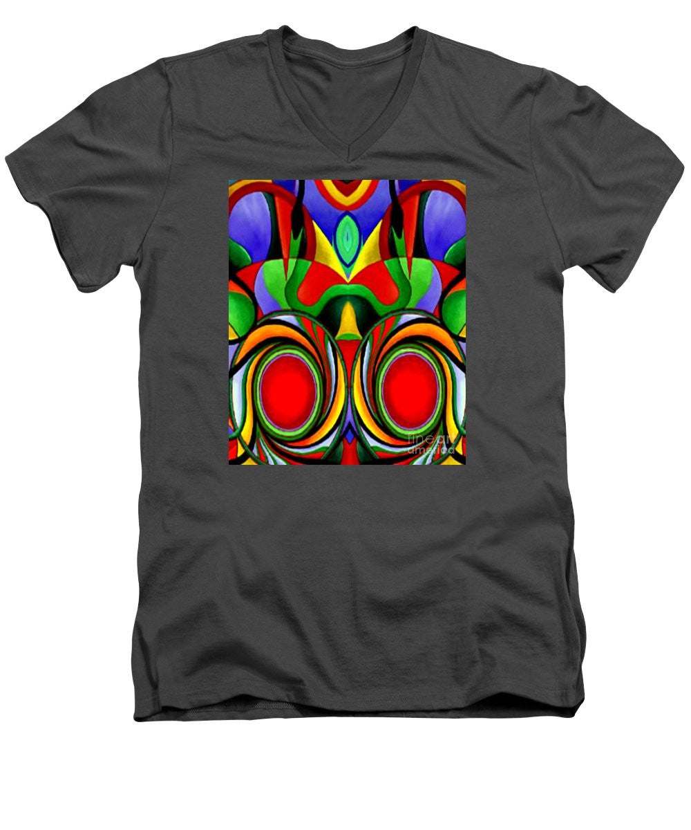 Men's V-Neck T-Shirt - Mandala 9702