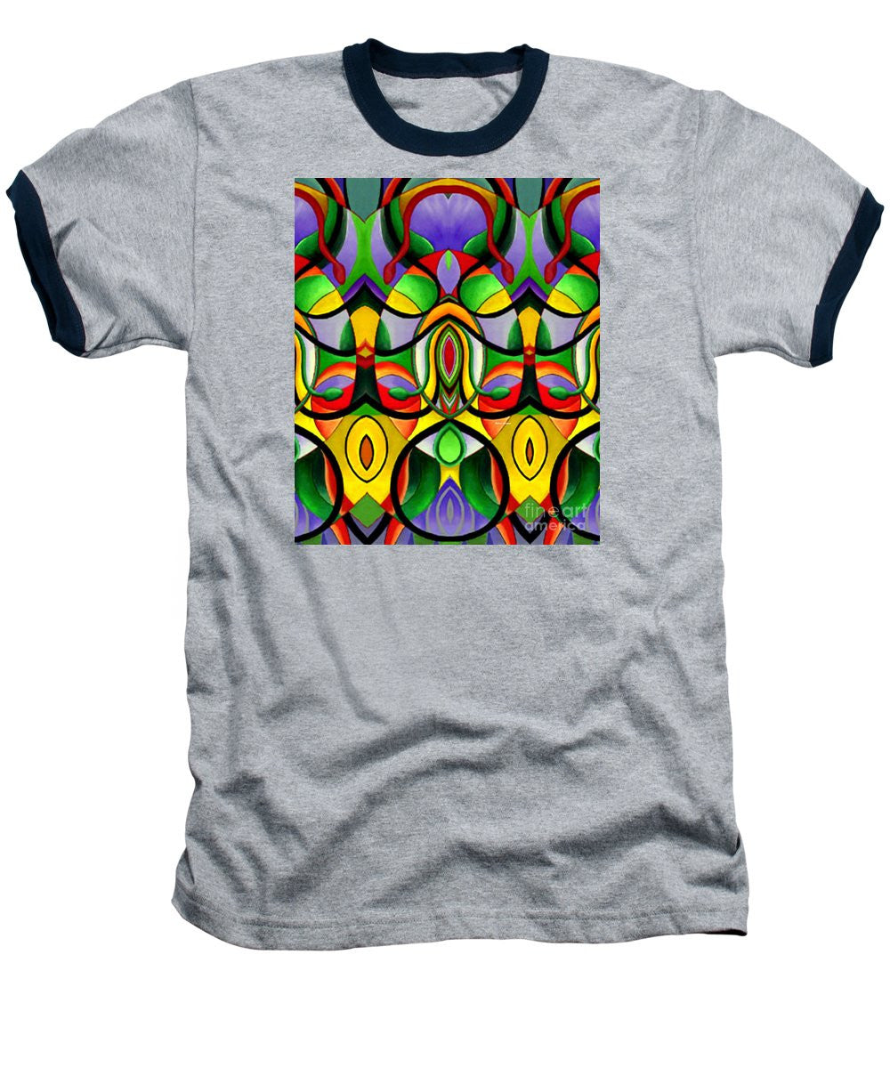 T-shirt de baseball - Mandala 9703