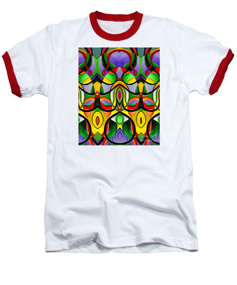 T-shirt de baseball - Mandala 9703