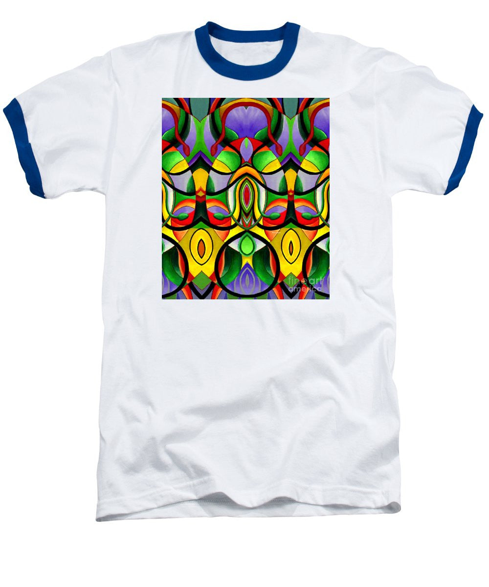 T-shirt de baseball - Mandala 9703