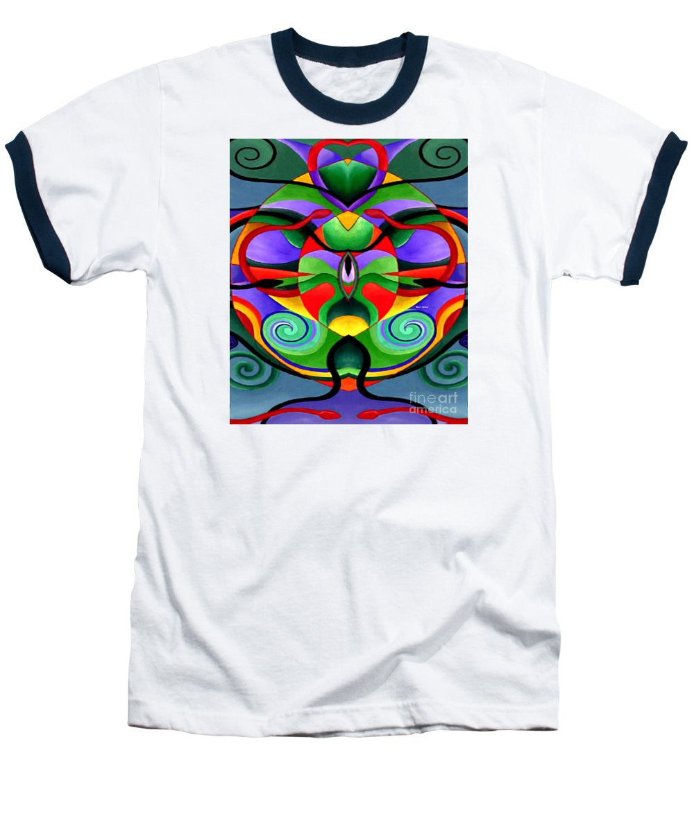 T-shirt de baseball - Mandala 9704