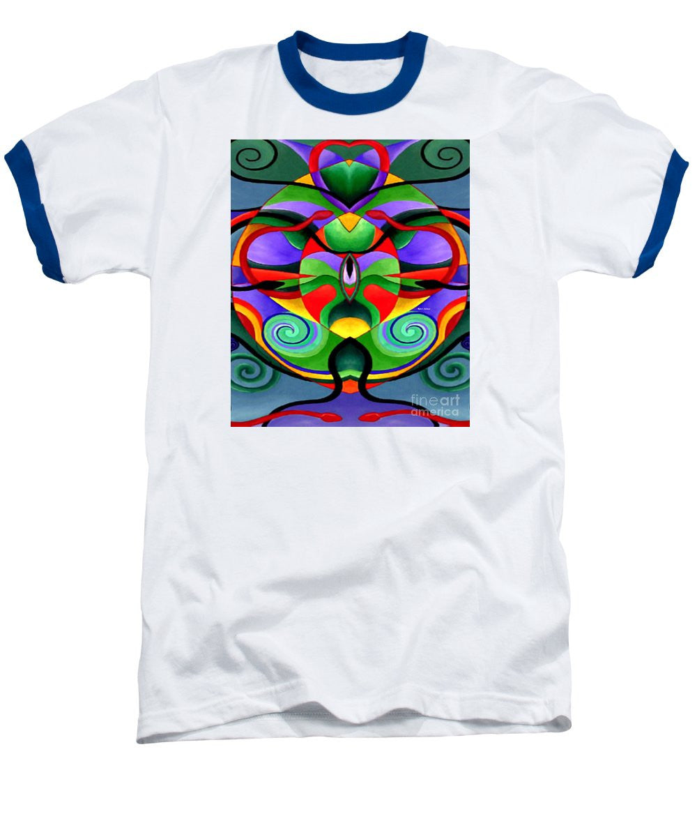 T-shirt de baseball - Mandala 9704