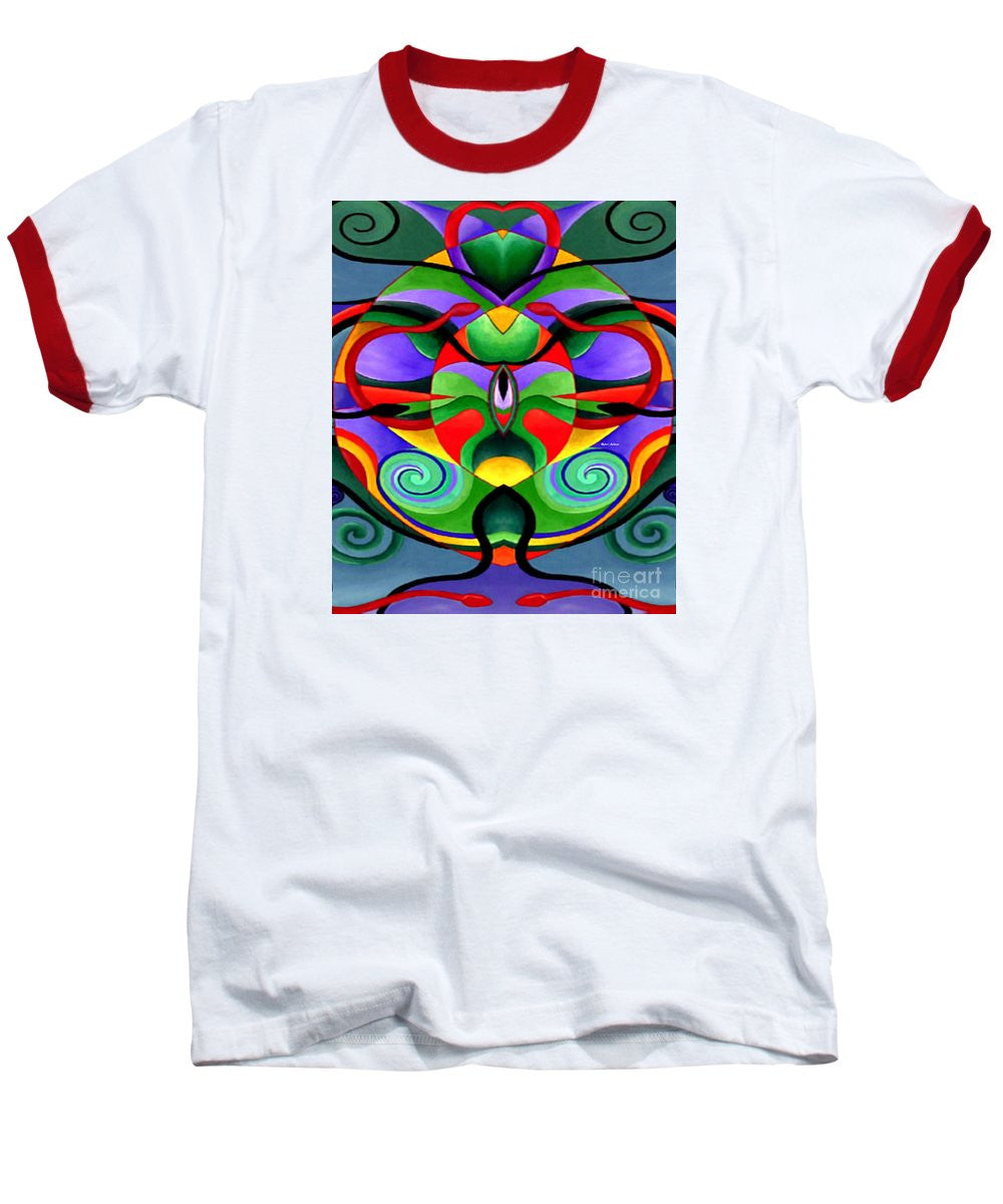 T-shirt de baseball - Mandala 9704