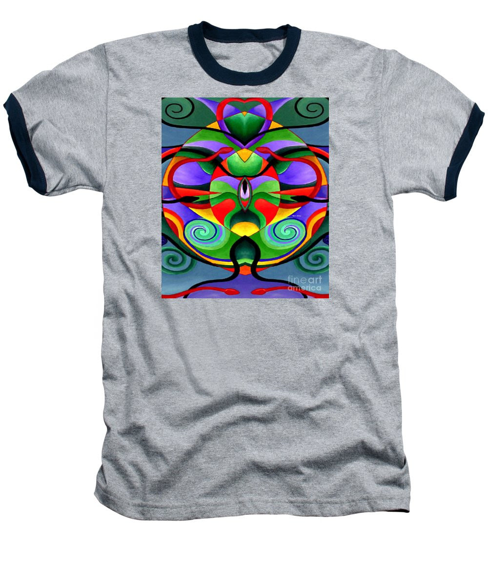 T-shirt de baseball - Mandala 9704