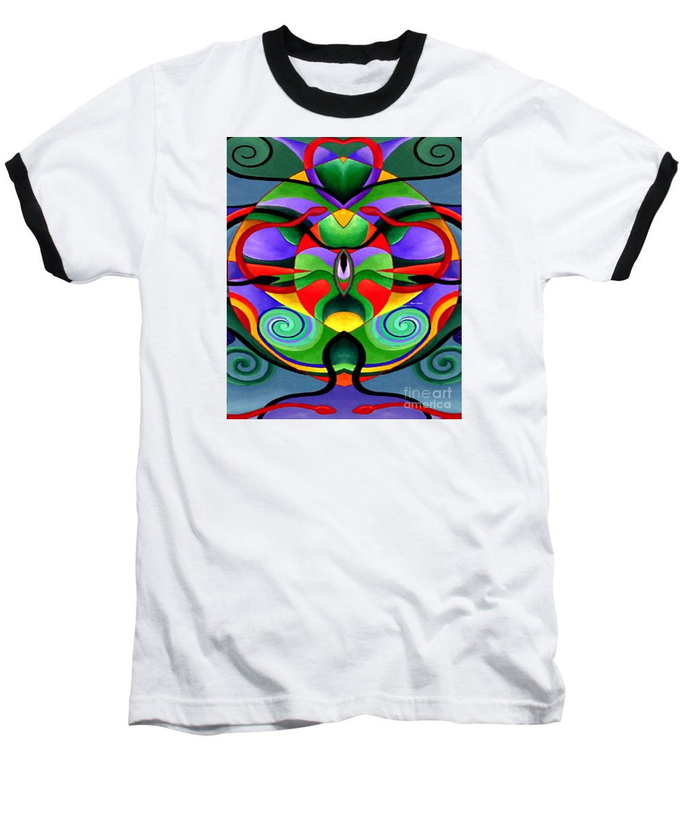 T-shirt de baseball - Mandala 9704