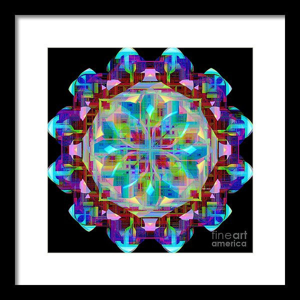 Impression encadrée - Mandala 9725