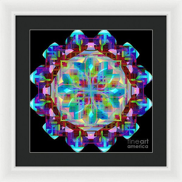 Impression encadrée - Mandala 9725