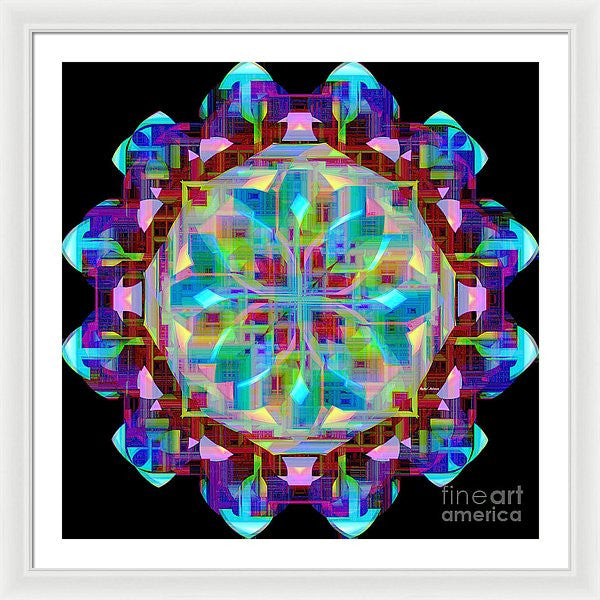 Impression encadrée - Mandala 9725