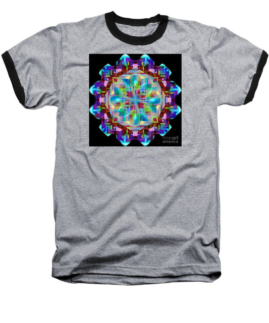 T-shirt de baseball - Mandala 9725