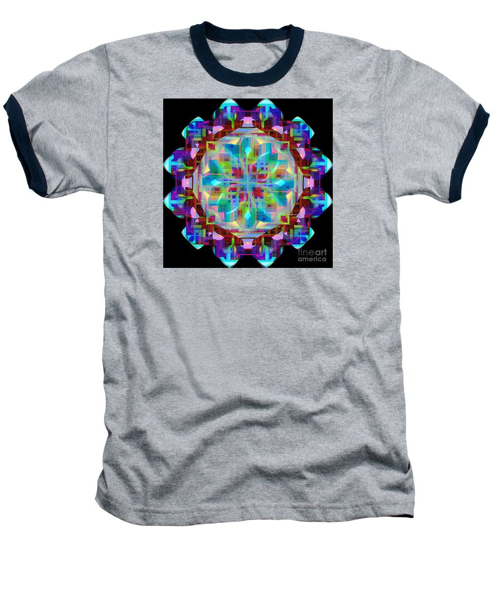 T-shirt de baseball - Mandala 9725