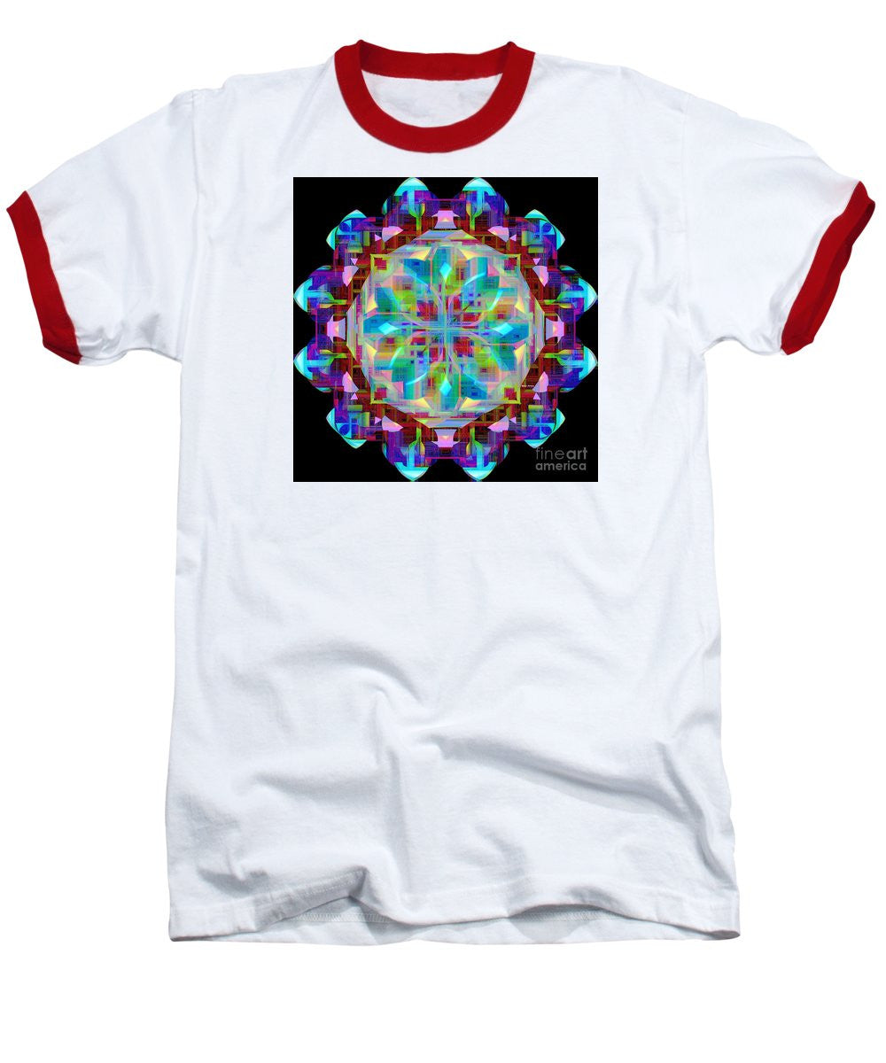 T-shirt de baseball - Mandala 9725