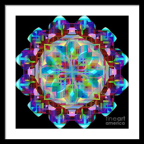 Impression encadrée - Mandala 9725