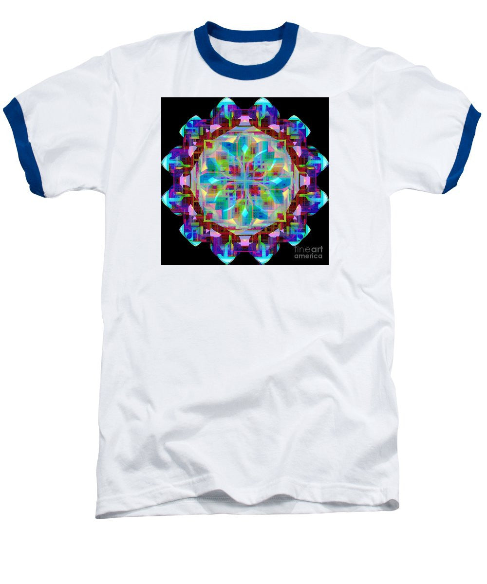 T-shirt de baseball - Mandala 9725