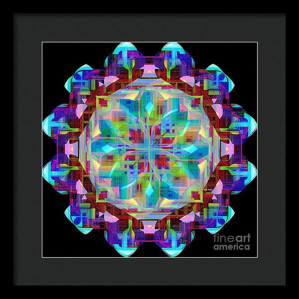 Impression encadrée - Mandala 9725