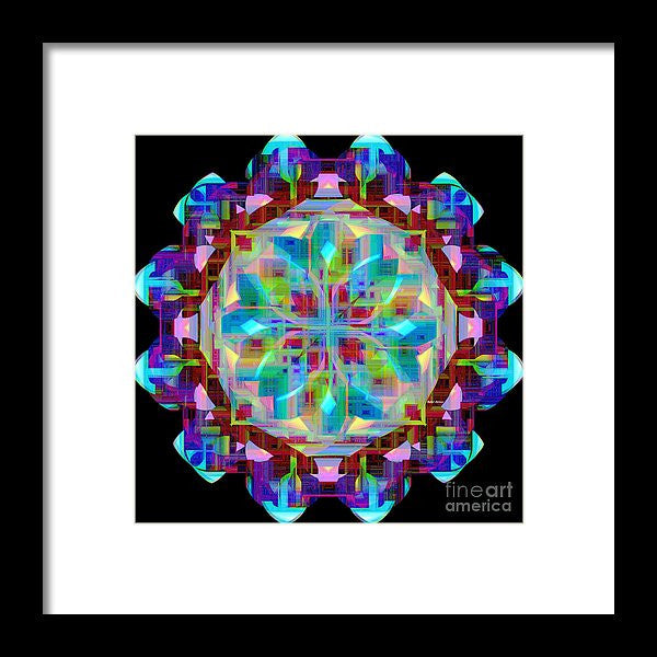 Impression encadrée - Mandala 9725