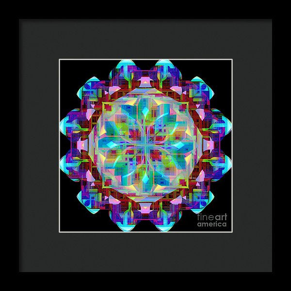 Impression encadrée - Mandala 9725