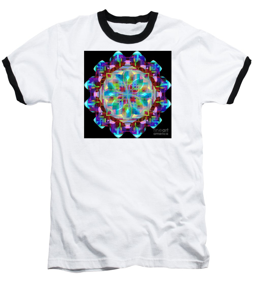 T-shirt de baseball - Mandala 9725