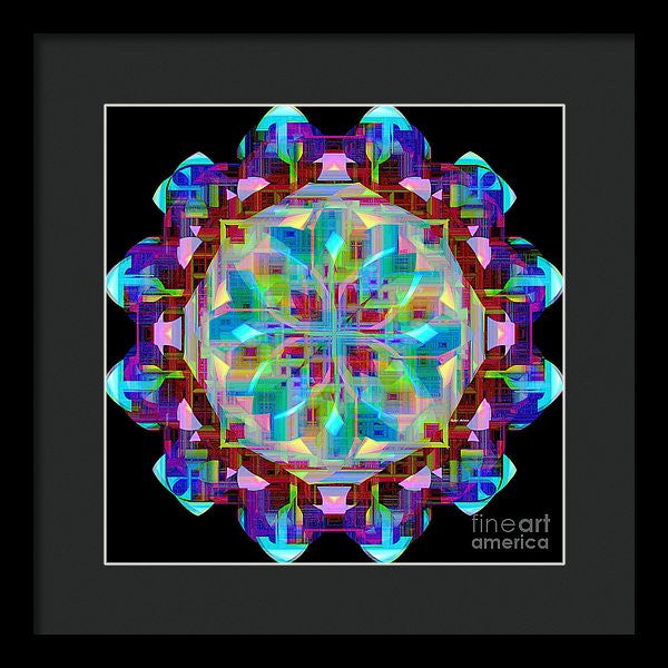 Impression encadrée - Mandala 9725