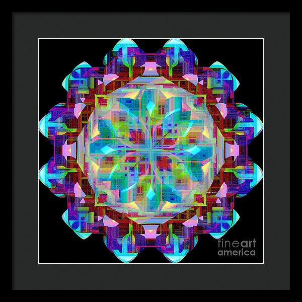 Impression encadrée - Mandala 9725