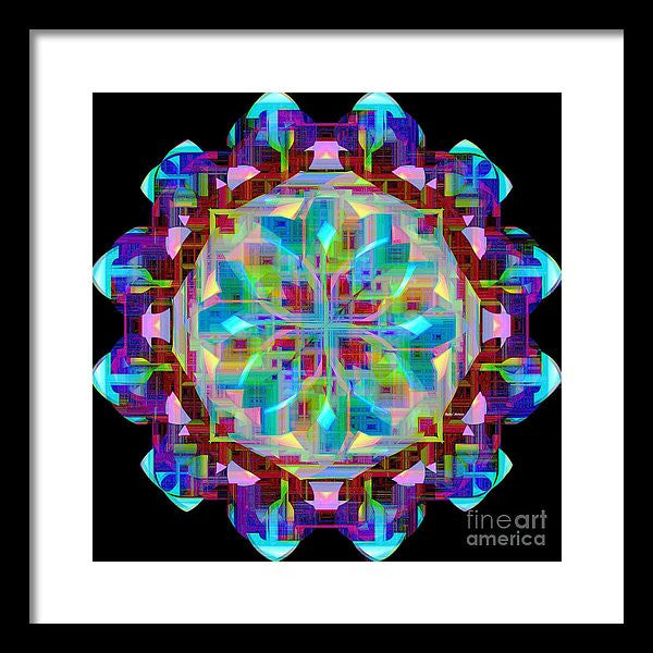 Impression encadrée - Mandala 9725