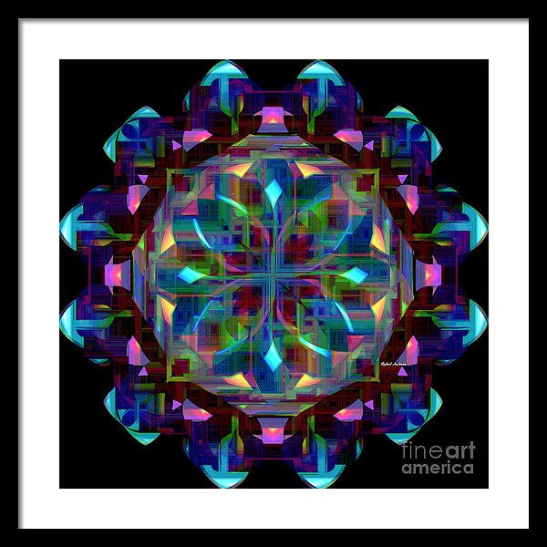 Impression encadrée - Mandala 9735