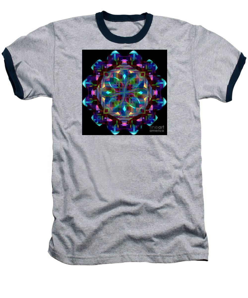 T-shirt de baseball - Mandala 9735