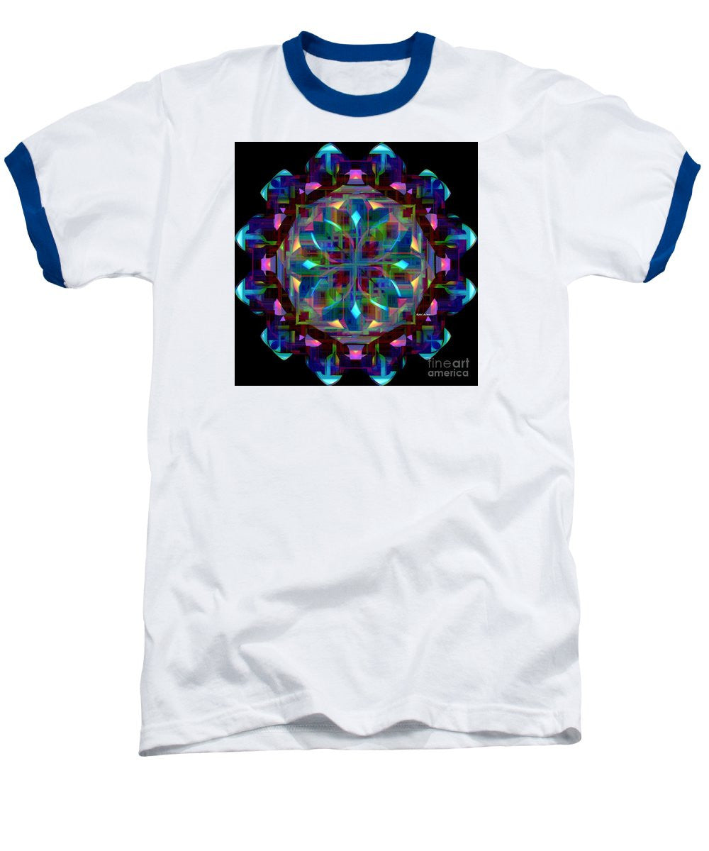 T-shirt de baseball - Mandala 9735