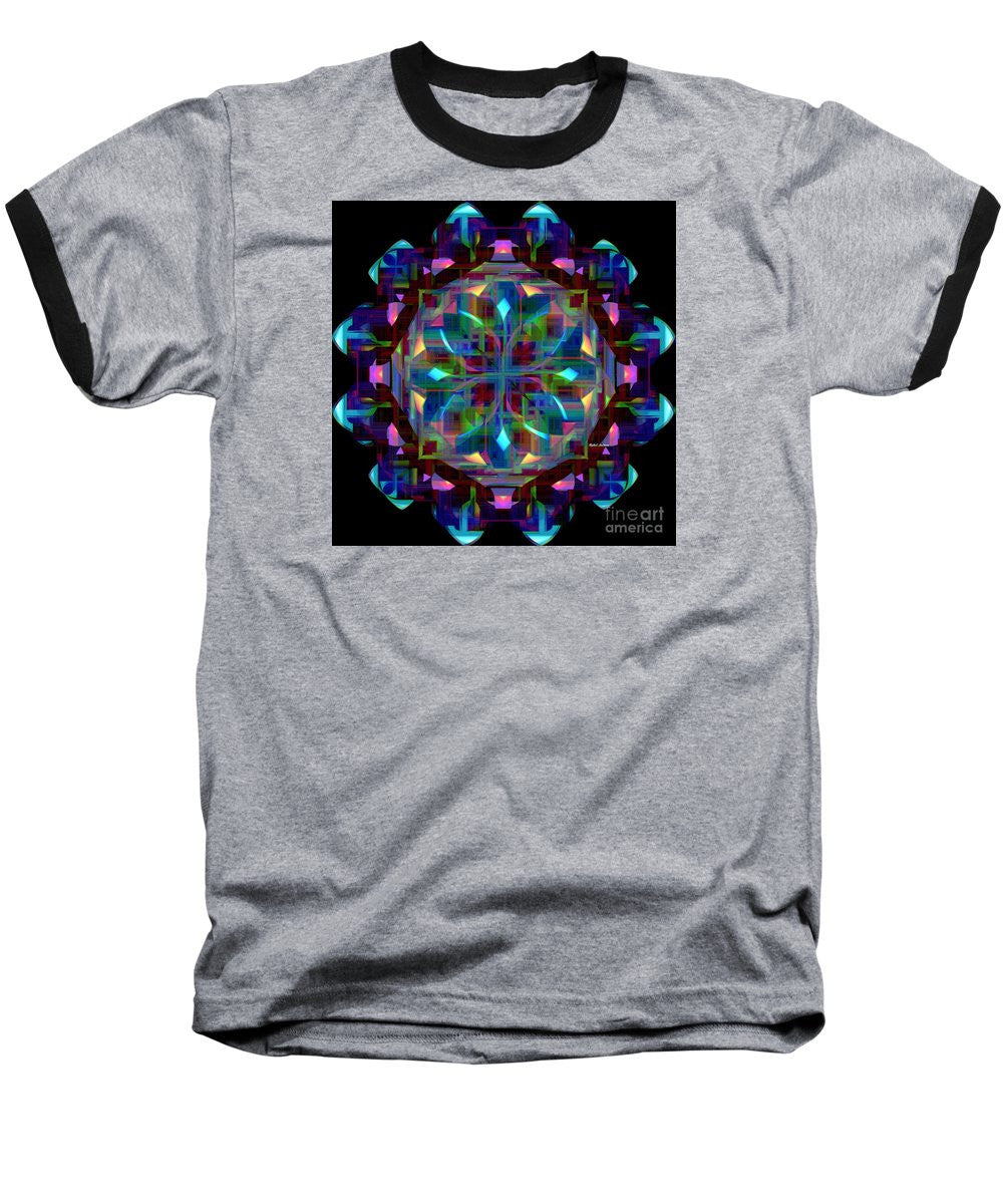 T-shirt de baseball - Mandala 9735