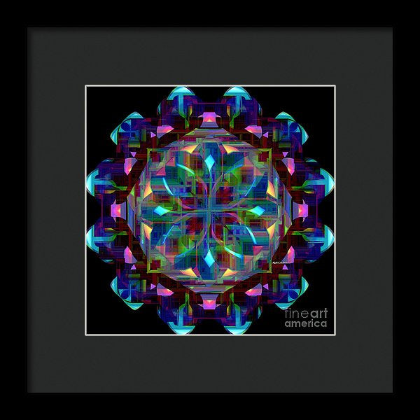 Impression encadrée - Mandala 9735