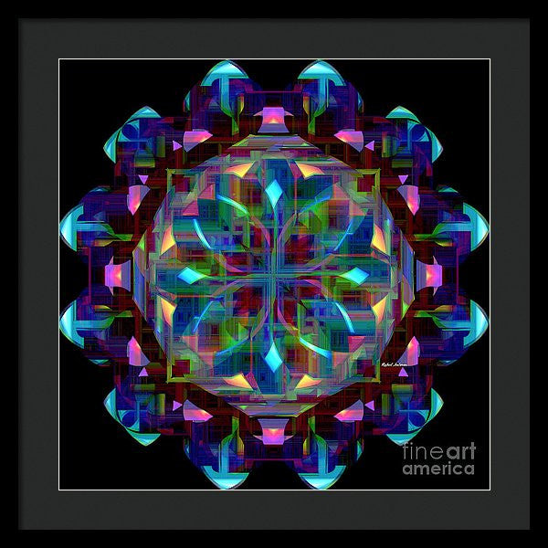 Impression encadrée - Mandala 9735