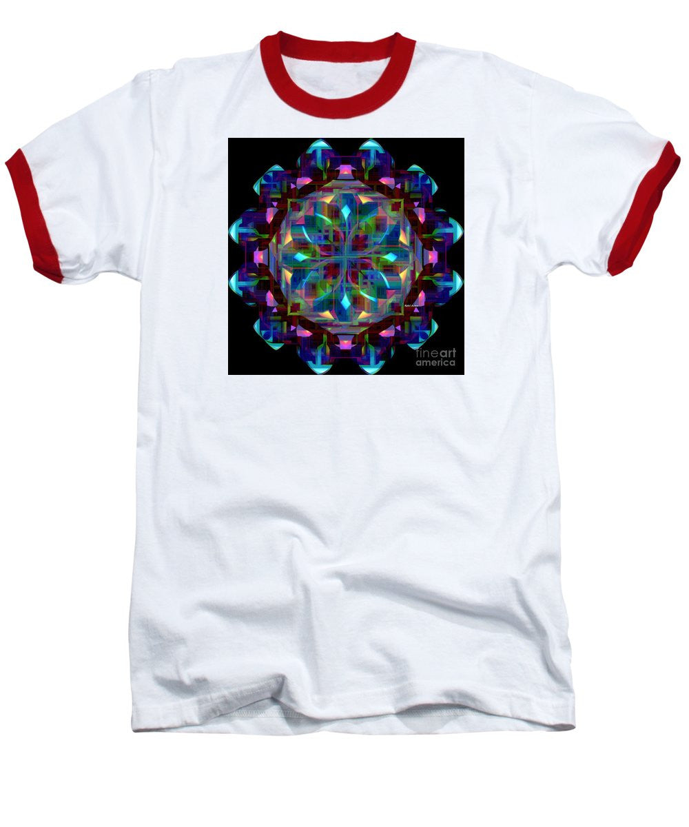 T-shirt de baseball - Mandala 9735