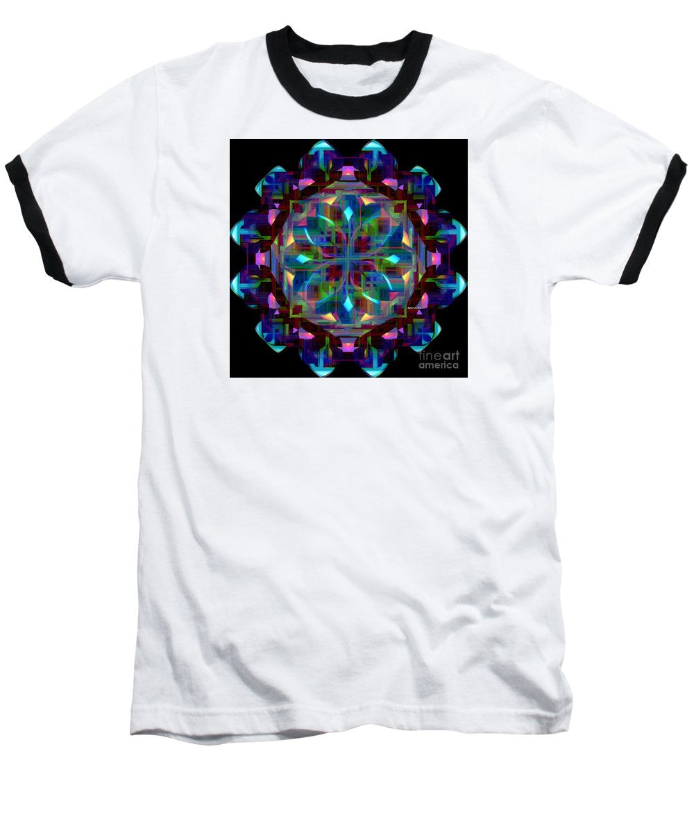 T-shirt de baseball - Mandala 9735