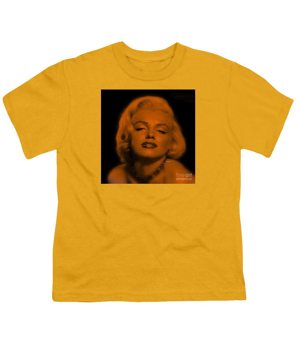 Youth T-Shirt - Marilyn Monroe In Copper Blonde. Pop Art