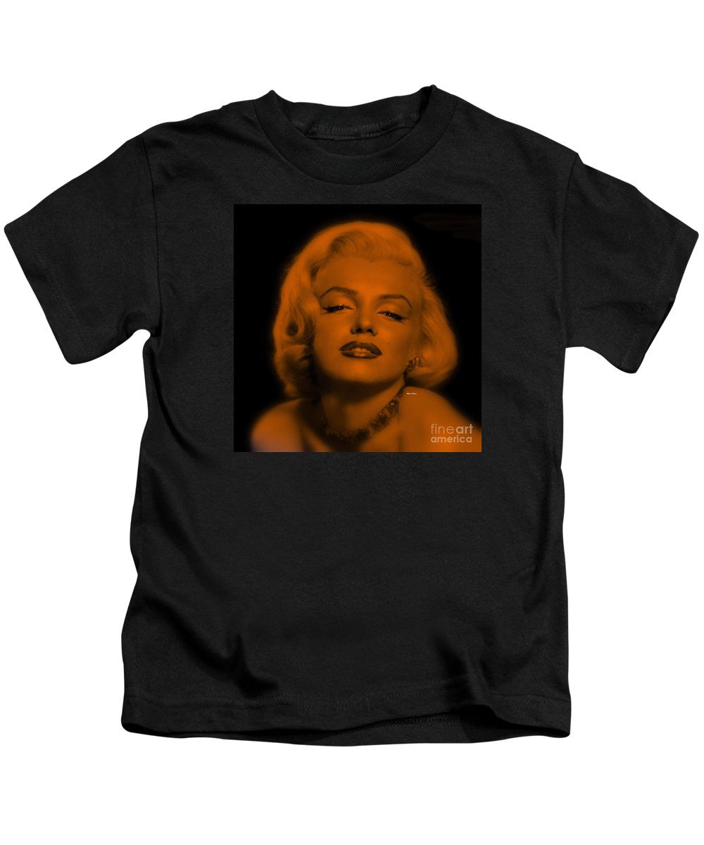 T-shirt pour enfant - Marilyn Monroe en blond cuivré. Pop Art