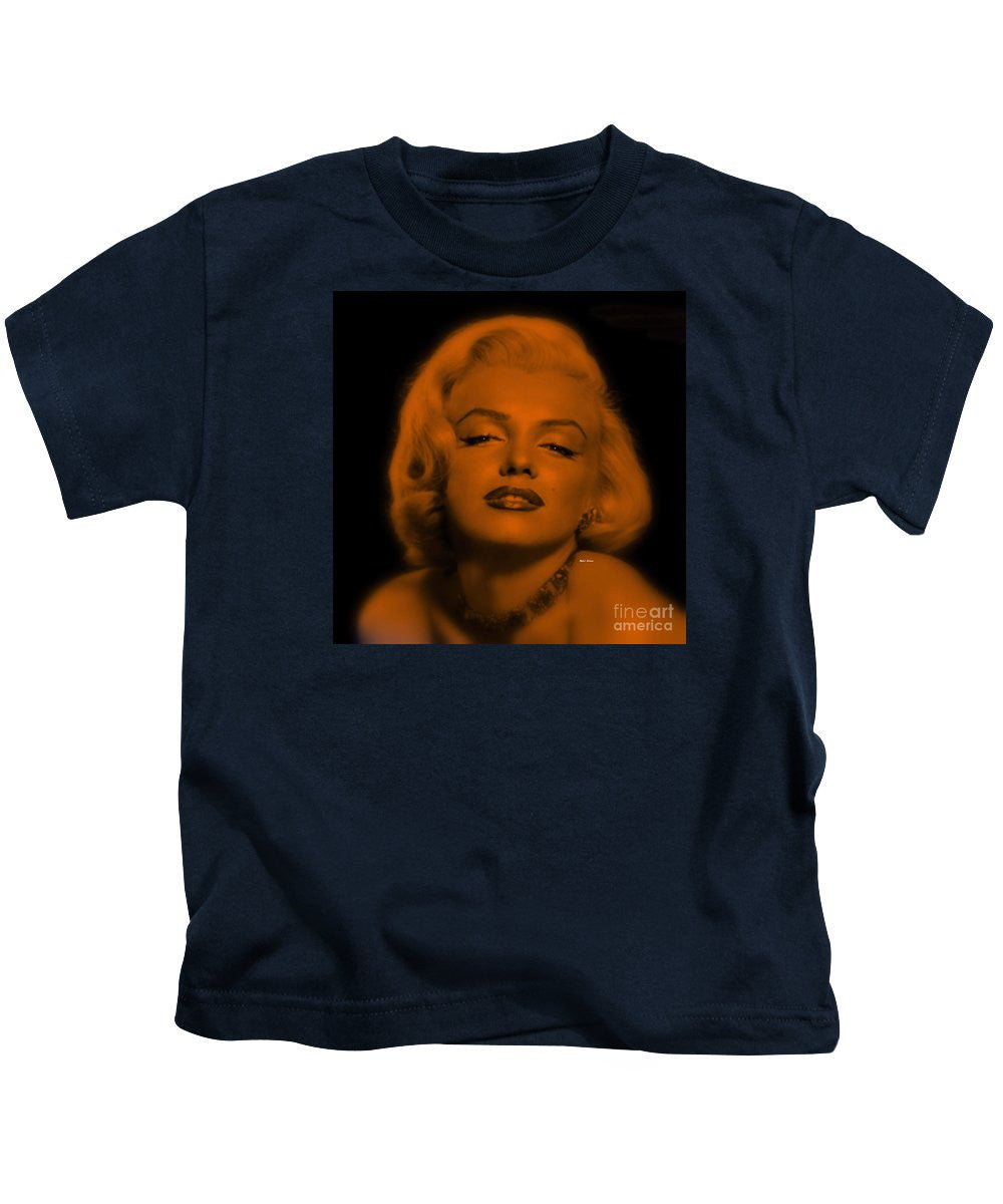 T-shirt pour enfant - Marilyn Monroe en blond cuivré. Pop Art