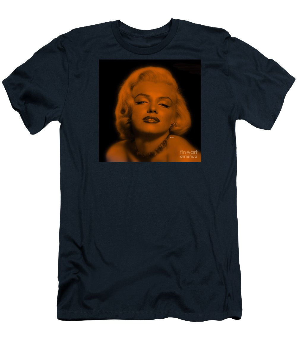 Men's T-Shirt (Slim Fit) - Marilyn Monroe In Copper Blonde. Pop Art