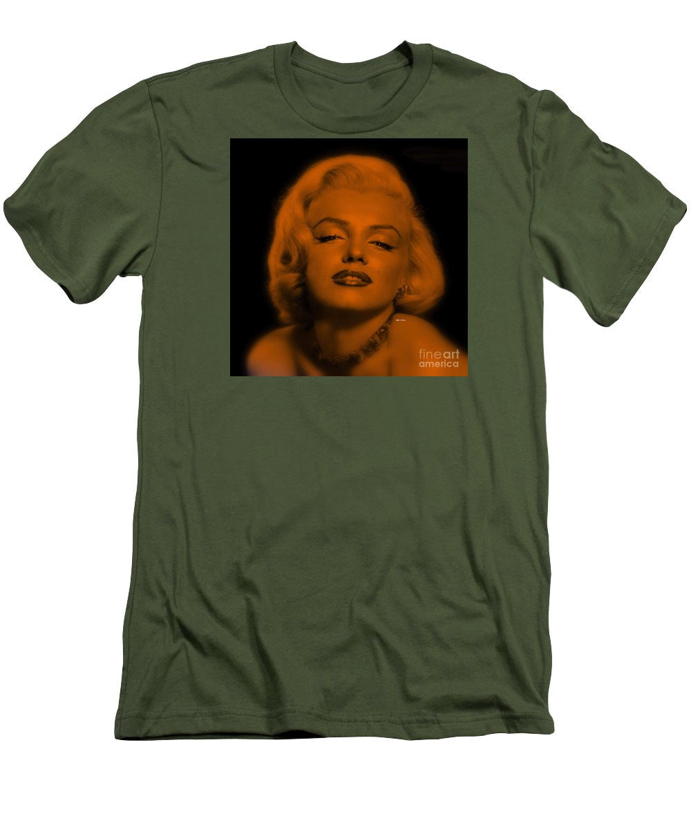 Men's T-Shirt (Slim Fit) - Marilyn Monroe In Copper Blonde. Pop Art