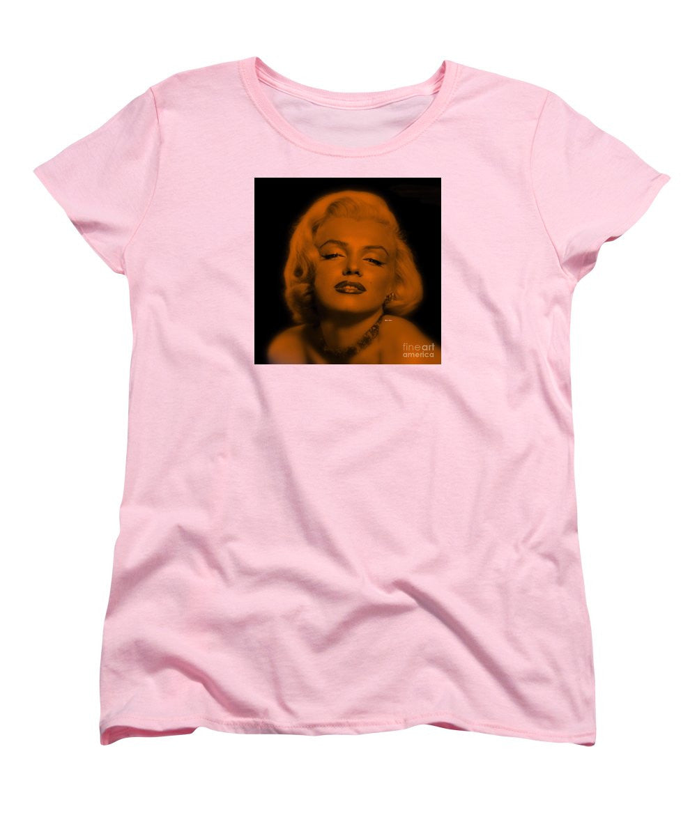 Women's T-Shirt (Standard Cut) - Marilyn Monroe In Copper Blonde. Pop Art