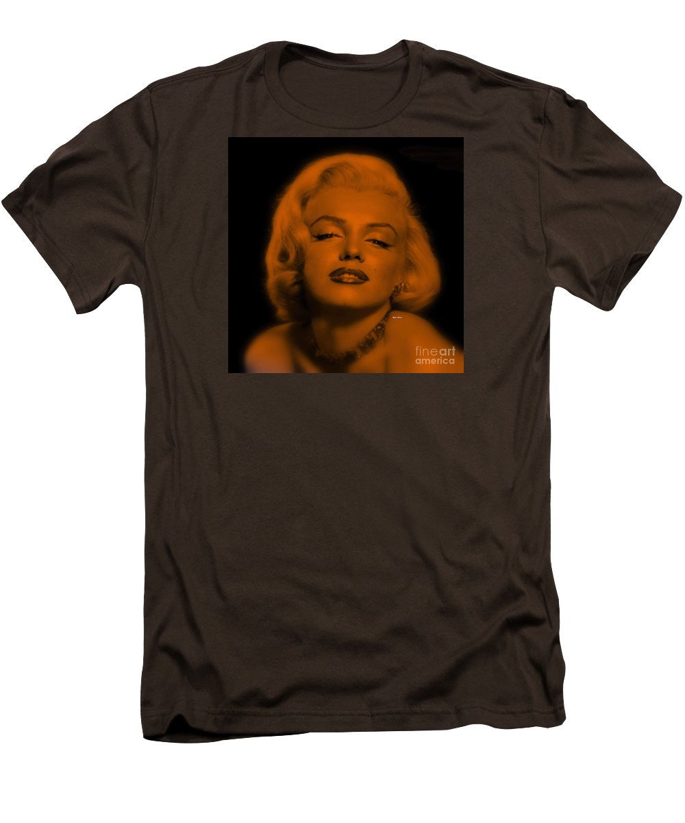 Men's T-Shirt (Slim Fit) - Marilyn Monroe In Copper Blonde. Pop Art